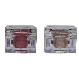 Veoni BELLE Holographic Set Of 2 HD Glitter Eyeshadow-5g Each-Frozen Pink 19-Rose Gold 17-6