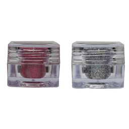 Veoni BELLE Holographic Set Of 2 HD Glitter Eyeshadow-5g Each-Frozen Pink19-Dark Starlit14-11