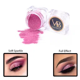 Veoni BELLE Holographic Set Of 2 HD Glitter Eyeshadow-5g Each-Frozen Pink 19-Copper 13 image 2