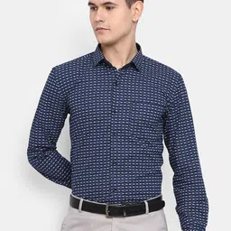 J White by Vmart Men Classic Printed Formal Cotton Shirt-image-53