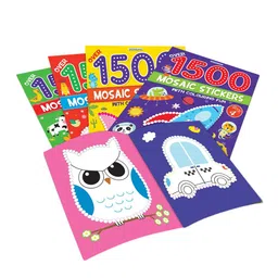 Dreamland 1500 Mosaic Stickers Book 4 with Colouring Fun-48