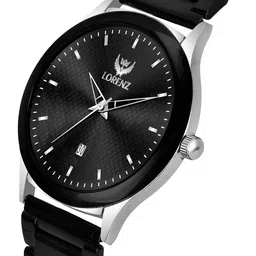 LORENZ Men Brass Printed Dial & Bracelet Style Straps Analogue Multi Function Watch MK-4048R image 3