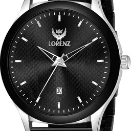 LORENZ Men Brass Printed Dial & Bracelet Style Straps Analogue Multi Function Watch MK-4048R image 5
