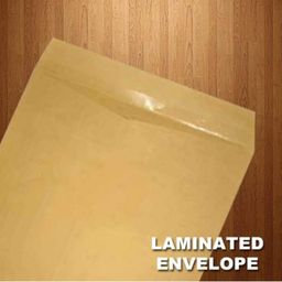 True-Ally Laminated Yellow Paper A4 Size Envelope, Poly Laminated inside,10 x 12 inch (25) image 3