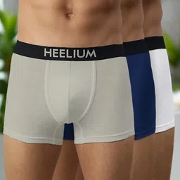 HeeliumPack of 3 Bamboo Comfort Fit Trunks P3-TRUNK-NBWHTLG-S-picture-23
