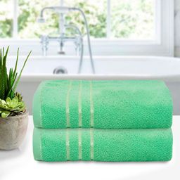Kuber Industries Set Of 2 Lightweight Pure Soft Cotton 400 GSM Towels-5