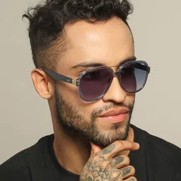 IDEE Men Square Sunglasses With UV Protected Lens IDS2898C5SG image 5