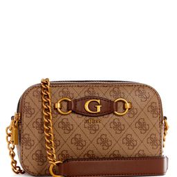 GUESS Brand Logo Printed Structured Sling Bag-image-57