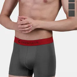 FREECULTR Pack of 4 Anti-Bacterial Sweat Proof Trunks FC-L-T-RGRY-RGRY-RGRY-RGRY-04-picture-1