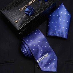 MUTAQINOTI Men Necktie Accessory Gift Set-image-38