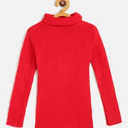 AD & AV Boys Red Ribbed Woollen Pullover-image-35