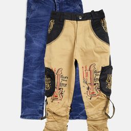 AD & AV Boys Pack of Cargo Trousers & Jeans-image-89