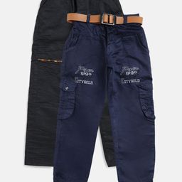 AD & AV Boys Pack of 2 Regular Fit Trousers-image-98