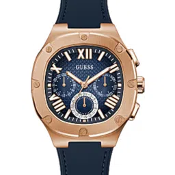 GUESS Men Dial & Leather Straps Analogue Watch GW0571G2-19