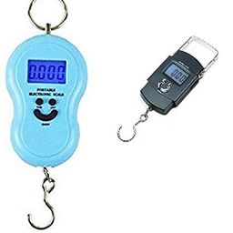 A & Y Traders Weighing Scale Digital Heavy Duty Portable, Hook Type with Temp, 50Kg image 1