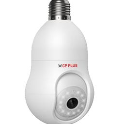 CP PLUS 3 MP Resolution Smart Wi-fi Bulb Security Camera | 360° View | 2 Way Talk | Motion Tracking & Detection Alert | Built-in Siren | Advanced Night Vision | IR Distance 15 Mtr. | CP-T31A image 1