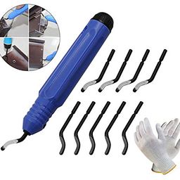 Digital Craft Handheld Burr Trimming Cutter – Portable Deburring Tool with 10 Replacement Blades for Edge Smoothing image 2