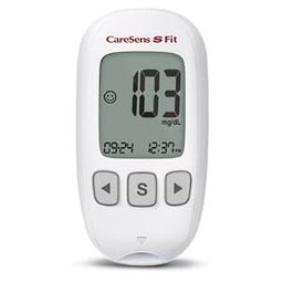 caresens n CareSens S Fit blood Glucose Monitor with NeuralSync Sensing Technology With 10strips free multicolour image 1