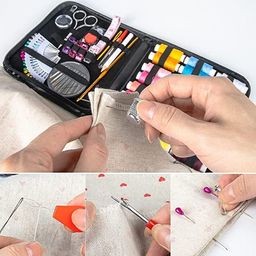Gemsy Sewing Kit Box | Tailoring Tools Combo with Accessories, Scissors, Thread, Needles, Measuring Tape | Sui Dhaga Portable, Stitching Items Box for Home, Ladies, Multipurpose, Travel, DIY image 5