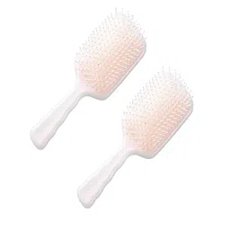 Kuber Industries Set of 2 Hair Flexible Bristles Brush With Paddle-9