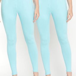 TAG 7 Women Pack of 2 Solid Leggings-picture-33