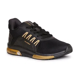 Columbus Men Black Mesh Running Non-Marking Shoes-picture-43