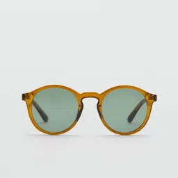 MANGO MAN Round Sunglasses with UV Protected Lens 77040575-image-9