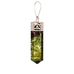 takshila gems Natural Ruby Zoisite Pendant, Pencil Pointer Shape Ruby Zoisite Locket for Men and Women image 1