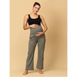 The Mom Store Olive Glide Maternity Yoga Trackpant-picture-8