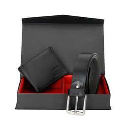 amicraft Men Leather Belt & Wallet Accessory Gift Set-image-3