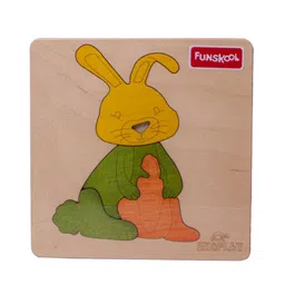 Funskool Ekoplay Happy Rabbit Wooden Puzzle For 3+ Years-15