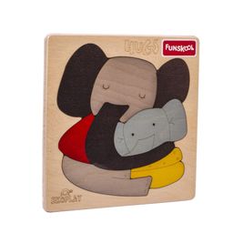 Funskool Ekoplay Hugs Elephant Wodden Puzzle For 3+ Years Age Group image 3