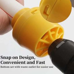 DY TOOLS® Pipe Threading Dies for Electric Drill, Plastic Pipe Tap Die Set with 3 Dies, 3-Sizes 1/2'', 3/4'', 1'' Snap-on Pipe Threader Tool Attachments No Burr Threader Dies image 2