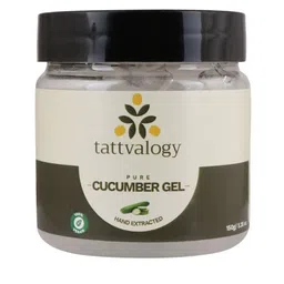 Tattvalogy Pure Vegan Cucumber Gel for Under Eye Dark Circles & Skin Glow - 150 g-16