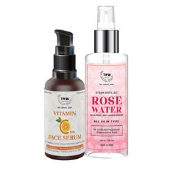 TNW the natural wash Unisex Vitamin C Serum Rose Water 200ml-49