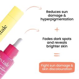 FoxTale Set Of 2 Pigmentation Protect Spot Reduction Drops & CoverUp Sunscreen- 30ml +50ml image 4