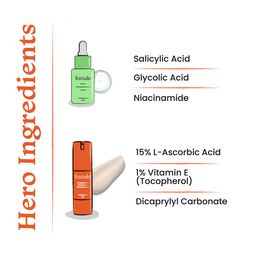 FoxTale Smooth Sailing AHA BHA Exfoliating & Vitamin C Face Serum-30ml Each image 4