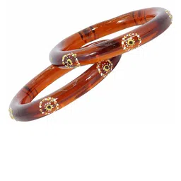 NMII Set Of 2 Polka Dots Printed Bangles image 3