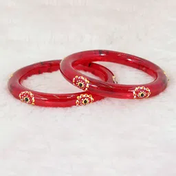 NMII Set Of 2 Polka Dots Printed Bangles image 3