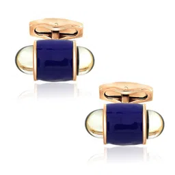 ZIVOM Men Rose Gold-Plated Formal Shirt Cufflinks-picture-50