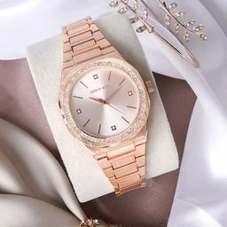 JOKER & WITCH Women Gregory Love Triangle Watch Gift Set JWLT812-58
