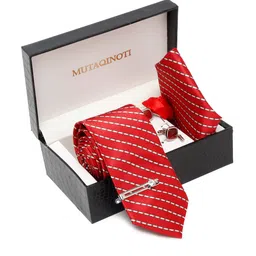 MUTAQINOTI Men Printed Necktie Accessory Gift Set-48