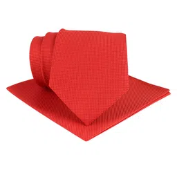 KOVOVE Men Red The Elegant Self Checkered Accessory Gift Set-image-44