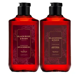 THE LOVE CO. Black Rose & Oud Body Wash + Body Lotion For Dry Skin-image-75