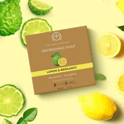 THE MAN COMPANY Pack of 2 Refreshing Bathing Soap Bars With Lemon & Bergamot-54