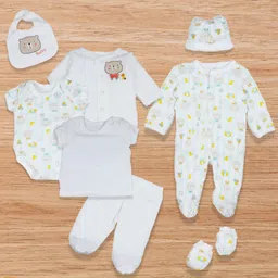 Baby Moo Infant Girls Pack Of 8 Pure Cotton Baby Apparel Gift Set-20