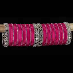 LAVAZZA Set Of 70 Crystal Studded Bangles image 1