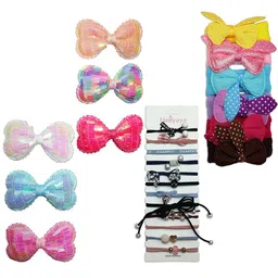 VAGHBHATT Girls Set Of 24 Embellished Hair Accessory-93