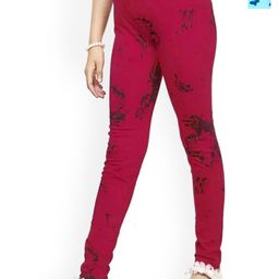 BAESD Girls Pack Of 2 Printed Churidar Length Leggings-image-27