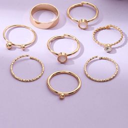 SALTY Set of 8 Finger Ring image 4